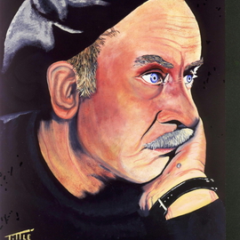 Portrait of Artist Emerson Burkhart By Robert Tittle