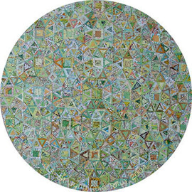 S Tofu Artwork Tree Top Map, 2004 Collage, Maps
