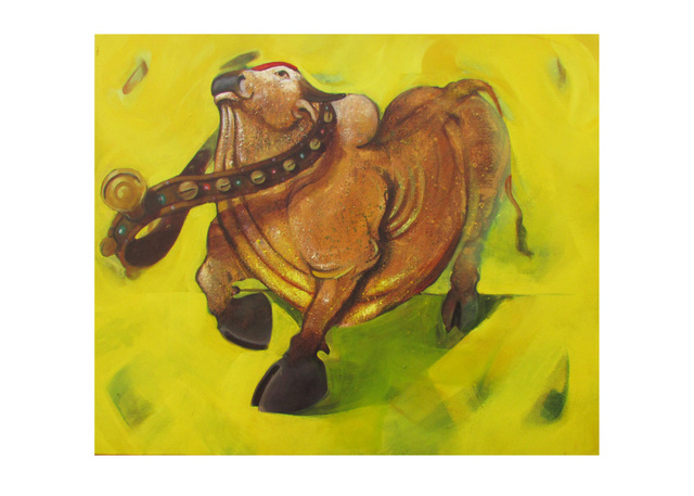 Tushar Jadhav  'Rhythm', created in 2016, Original Painting Acrylic.
