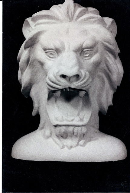 Artist Depasquale Sculptures. 'The Lion' Artwork Image, Created in 1998, Original Sculpture Limestone. #art #artist