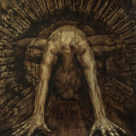 Vanko Tokusha: 'transition', 2020 Other Painting, Figurative. Artist Description: pyrography, wood burning, pyro gravure, mixedmedia, plywood, pyrography art, burning art, birch panel, wood burning art, wood burner art, drawing with fire...