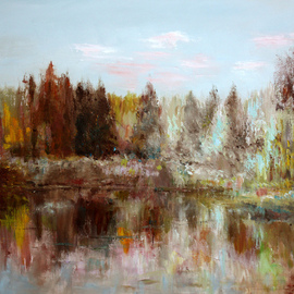 forest lake  By Vladimir Volosov