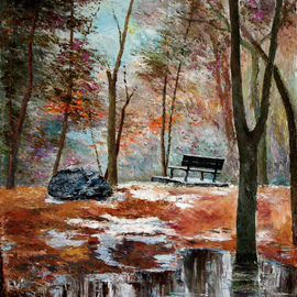Vladimir Volosov: 'last snow', 2022 Oil Painting, Landscape. Artist Description:  There is no doubt that visual art is a powerful medium.  It has the ability to inspire and to move us deeply.The author s goal to engage the viewer in the creative process.  He invites the viewer to go their own way and become a co- author, ...