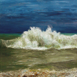 Vladimir Volosov: 'the wave', 2024 Oil Painting, Marine. Artist Description: Vladimir Volosov is an  established American artist with international exposure.After an accomplished career at the forefront of modern physics - as a PhD scientist and professor, he turned to visual arts after years of strenuous study of the earths fragility, which led to his realisation of the sacredness ...