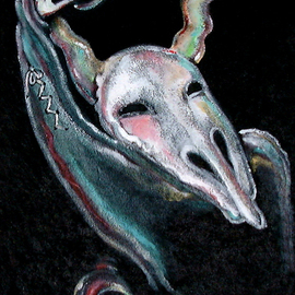 Voodoo Velvet Artwork A little off the top, 2011 Acrylic Painting, Satire