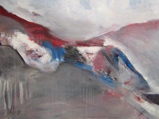 Wayne Wilcox: 'Upheaval', 2009 Oil Painting, Abstract Landscape. 
