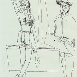 Degas Sketching Model, Harry Weisburd