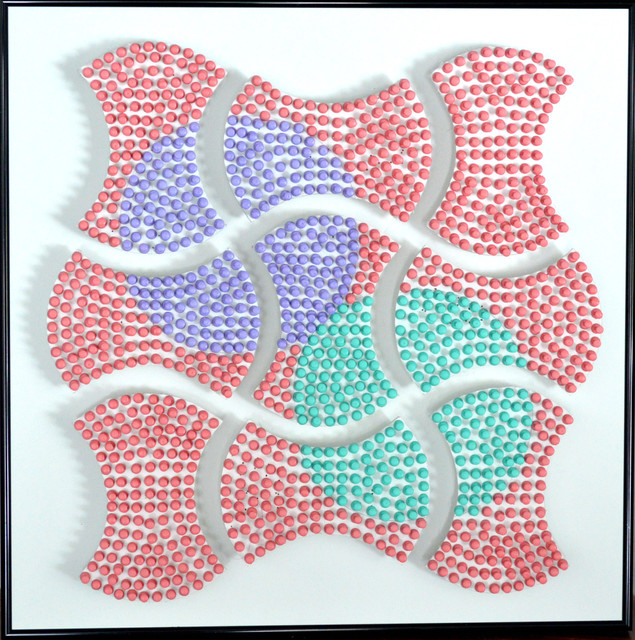 Will Hanlon  'Apple Cores', created in 2013, Original Mosaic.