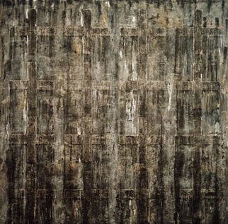 William Dick: 'SVORADA', 1999 Encaustic Painting, Abstract. 