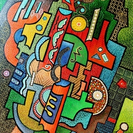 Composition Abstract 4, Yosef Reznikov