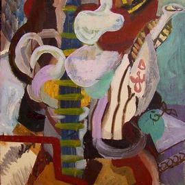 Dana Zivanovits: 'CUBIST TEAPOT', 1981 Oil Painting, Still Life. Artist Description:  An early student work - a study of cubism applied to a still life.Oil on canvas- a signed a dated Zivanovits original. ...
