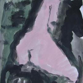 Dana Zivanovits: 'HORSE AND RIDER', 1998 Acrylic Painting, nudes. Artist Description:  Acrylic and watercolor on acid free sketch paper- a signed and dated Zivanovits original. ...