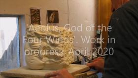 Artist Video Aeolus God of the Four Winds Work in progress by Austen Pinkerton