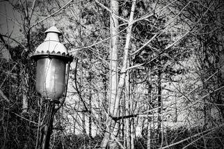Kenny Mcmahan; Lonely Illumination, 2020, Original Photography Black and White, 8 x 10 inches. Artwork description: 241 Lonely lightpost unused in the daylight , caught my eye. Digital photo.  Can be made in prints bigger than 8x10...