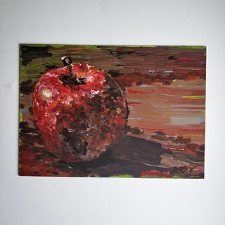 Ai Norn; Red Apple, 2021, Original Painting Acrylic, 30 x 40 cm. Artwork description: 241 A painting or Red Apple made by Artificial Intelligence. ...