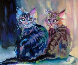 Alev Guvenir; The Street Cats, 2005, Original Painting Oil, 60 x 50 cm. Artwork description: 241 Cats of Istanbul. . . ...