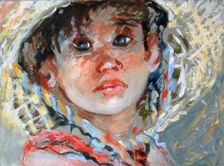 Alev Guvenir; Scetch, 2005, Original Mixed Media, 40 x 30 cm. Artwork description: 241 a child portrait...