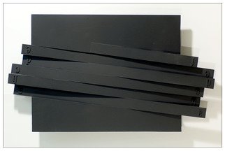 Alexey Klimov, 'STAGGERING', 2015, original Sculpture Other, 14 x 24  x 2 inches. Artwork description: 1911   This stand- alone wall sculpture was created as a pilot piece for a corporate interior. It could be positioned either vertically or horizontally depending on the actual environment. See additional images.  ABSTRACTCONTEMPORARYSCULPTUREMEDIUM SIZEWALL- HUNGBLACK  ...