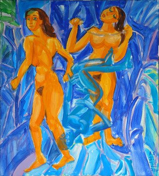 Aleksey Yesyunin; Yesyunin Aleksey Wild Beach, 2011, Original Painting Acrylic, 100 x 100 inches. Artwork description: 241  Oil_ canvas ...