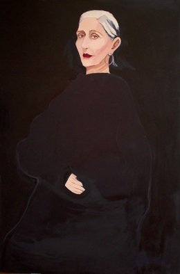 Alice Murdoch; Widow, 2020, Original Painting Oil, 40 x 60 inches. Artwork description: 241 from Alice s last series of work.  A departure from her colorful palette. ...