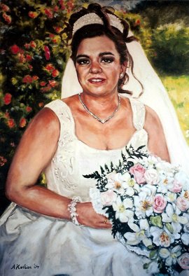 Anastasia Kashian; Spanish Bride, 2007, Original Painting Oil, 74 x 90 cm. Artwork description: 241  Contact me for commissioned work.  ...