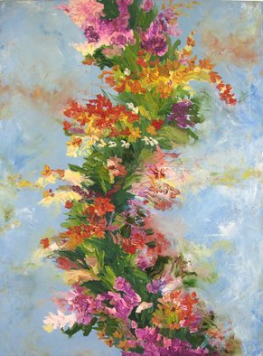 Animesh Roy; FloweringBough3, 2006, Original Painting Oil, 71 x 97 cm. Artwork description: 241  FloweringBough3jpg / Flowers	Oil on Canvas     71. 5cm x 97cm	Nov. 2006 ...