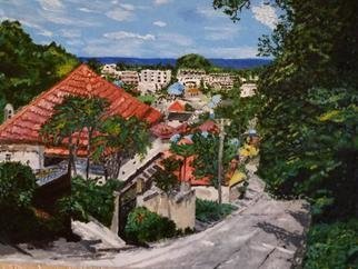 Paul Pole; Road On The Island Of Phuket, 2018, Original Painting Other, 50 x 30 cm. 