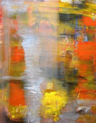 Arrachme Art; The Prophet, 2020, Original Painting Oil, 14 x 11 inches. Artwork description: 241 A deep rich warm subtle abstract expression painting of bold oranges and yellow color signals happy connection and communication.  Oil Painting on board.  ...