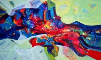 Sanjay Punekar; Inner Power, 2013, Original Painting Acrylic, 60 x 36 inches. Artwork description: 241  abstract, vibrant, ...