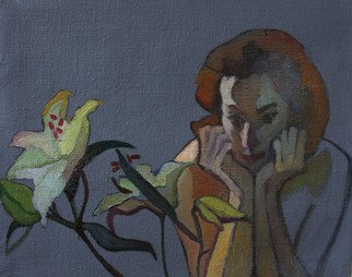 Ludmila Guryeva; At Down, 2010, Original Painting Oil, 52 x 65 cm. 