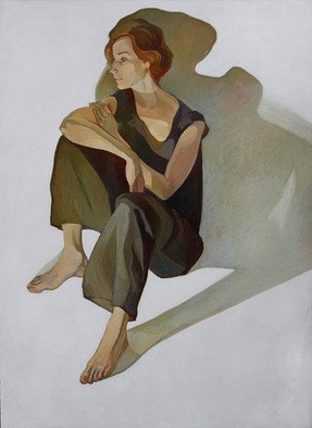 Ludmila Guryeva; Shadow, 2008, Original Painting Oil, 140 x 100 cm. 