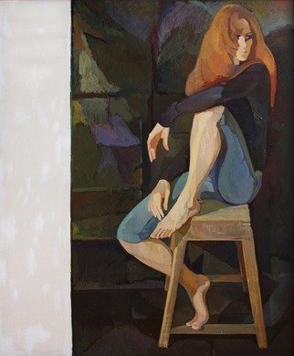 Ludmila Guryeva; Spots, 2007, Original Painting Oil, 120 x 100 inches. 