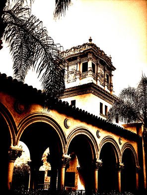 Tammy Gatten; Arches, 2008, Original Photography Other, 16 x 20 inches. Artwork description: 241  Photograph of a building in Balboa Park, SanDiego, California, USA. I change the effects with a variety of digital software then send to a lab to be developed or printed. ...