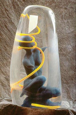 Karen Brown; Damocles, 2003, Original Sculpture Other, 20 x 36 inches. Artwork description: 241 Cast acrylic sculpture...