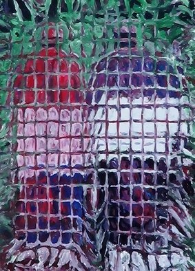 Paolo Avanzi; 2 Cardinals, 2014, Original Painting Acrylic, 50 x 70 cm. Artwork description: 241    Acrylic on canvass. Signed and archived artwork.             ...