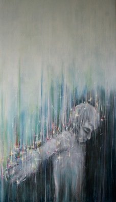 Avril Ward; Manifest, 2017, Original Painting Acrylic, 48 x 80 inches. Artwork description: 241 A spiritual artwork from a vision i had. ...