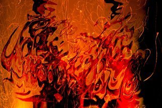 Bruno Paolo Benedetti, 'Fire Shadows', 2014, original Photography Digital, 30 x 20  x 1 cm. Artwork description: 2103  Fire shadows. Floating shadows inside a fire flame. Photography based digital art. Limited edition print 1 of 1 size 20x30 inches on Kodak Endura metallic paper. Keywords digital- art, fire, fire- shadows, flame, metal, red, shape. shadow...