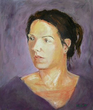 Brikena Berdo; Iva, 2017, Original Painting Oil, 50 x 60 cm. 