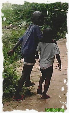 Caddy King; Ghetto Brotherhood, 2012, Original Photography Mixed Media, 12.6 x 22 inches. Artwork description: 241        impressionism,people,conceptual,expressionism     absract.Impression  ...