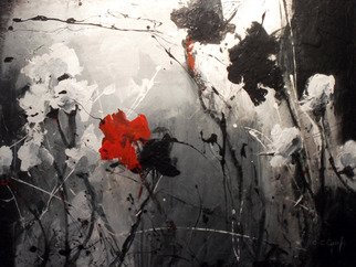 C.c. Opiela; Beauty And The Beast, 2010, Original Painting Acrylic, 40 x 30 inches. Artwork description: 241    Black and whitetextured.   ...