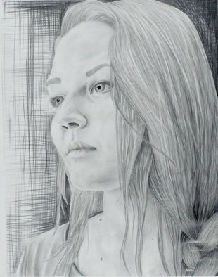 Ciara Gallagher; My Self, 2017, Original Drawing Graphite, 18 x 22 inches. 