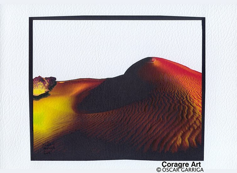 Oscar Garriga; El Desert Que No Existeix, 2002, Original Mixed Media, 30 x 21 cm. Artwork description: 241 Original drawingmixed mediaon paper...