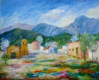 Cecilia Revol Nunez; PARROQUIA DEL VALLES, 2014, Original Painting Oil, 120 x 100 cm. Artwork description: 241                                                                      Figurative Painting of North of Argentina, its people and customs. Oil on canvas with painting knife.                                                                     ...