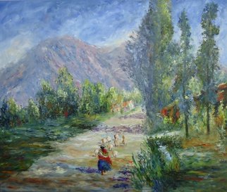 Cecilia Revol Nunez; SIN LIMITES , 2013, Original Painting Oil, 120 x 100 cm. Artwork description: 241                                                                         Figurative Painting of North of Argentina, its people and customs. Oil on canvas with painting knife.                                                                        ...