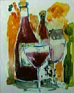 Daniel Clarke, 'Morning Wine', 2011, original Painting Acrylic, 8 x 10  x 0.2 inches. Artwork description: 9831   