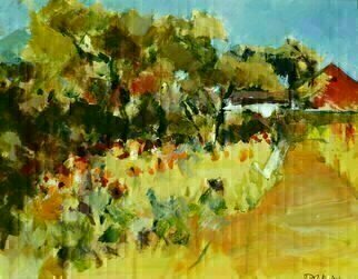 Daniel Clarke, 'Sonoma Backyard', 2011, original Painting Acrylic, 20 x 16  x 0.5 inches. Artwork description: 9831     Sonoma Backyard  is part of the Artists California landscape series of painings.       ...