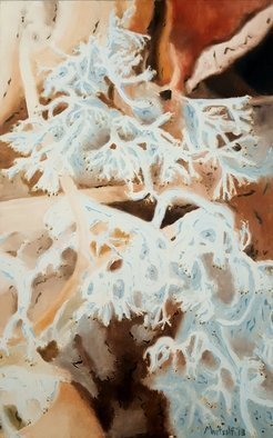 Dave Martsolf, 'Reindeer Moss', 2018, original Painting Oil, 14 x 22  x 1 inches. Artwork description: 4683 This piece will ship on its original stretcher strips unframed. ...