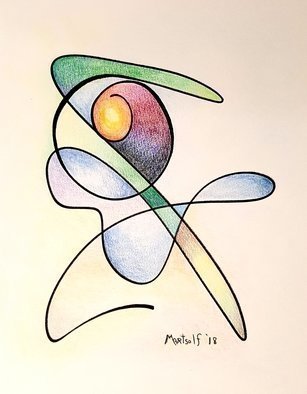 Dave Martsolf, 'Space Pirate', 2018, original Drawing Other, 7.5 x 9.5  x 1 inches. Artwork description: 4683 Aqueous ink drawing with colored pencil on paper.  This piece ships framed and wired, ready to hang. ...