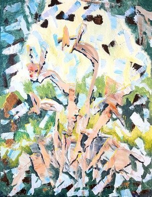 Dave Martsolf, 'Stoneflowers', 2019, original Painting Oil, 11 x 14  x 1 inches. Artwork description: 3495 If purchased this piece will be shipped framed, wired, and ready to hang. ...
