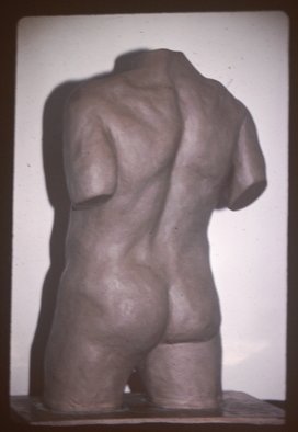 David Rocky Aguirre; Male Missing 2, 1997, Original Sculpture Ceramic, 6 x 11 inches. Artwork description: 241  Missing from the Fullerton Calif area 1997. D. Aguirre stamped on side. ...